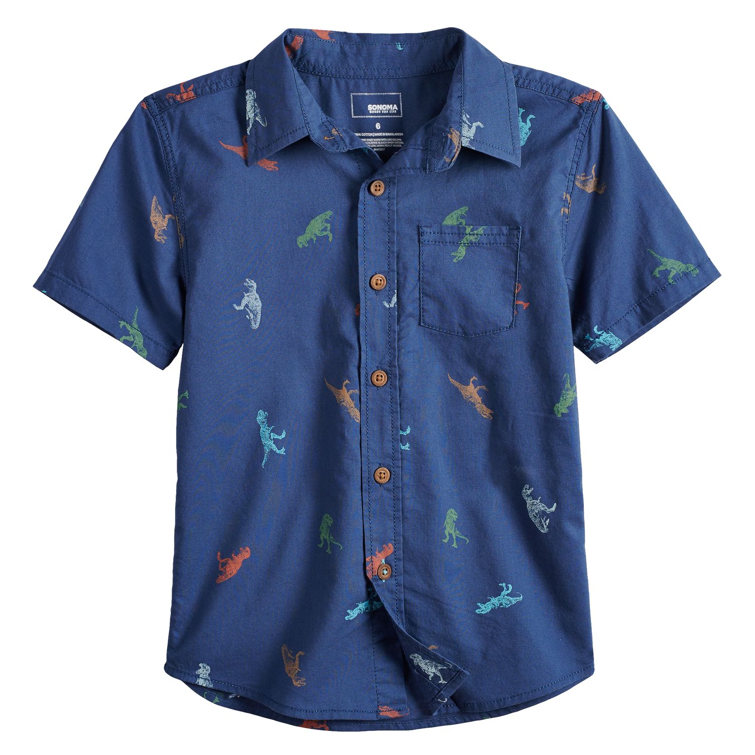 Dinosaurs Button Down Shirt